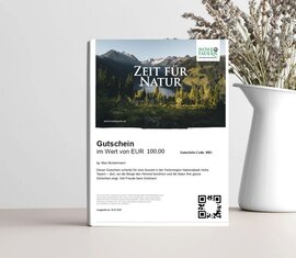Beispiel für einen Sommerurlaub-Gutschein Hohe Tauern mit Bergblick | © Ferienregion Nationalpark Hohe Tauern