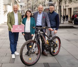 v.l. Roland Rauch, Christine Reichholf, Leo Bauernberger, Michael Nendwich | © Kristina Kircher