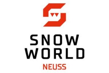 Logo von SnowWorld Neuss mit rotem Symbol und Schriftzug. | © SnowWorld Neuss