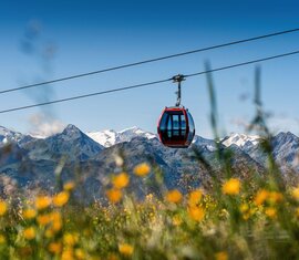 Panoramabahn Bergstation mit den Hohe Tauern im Hintergrund. | © NPHT - Florian Kreidl-Glück